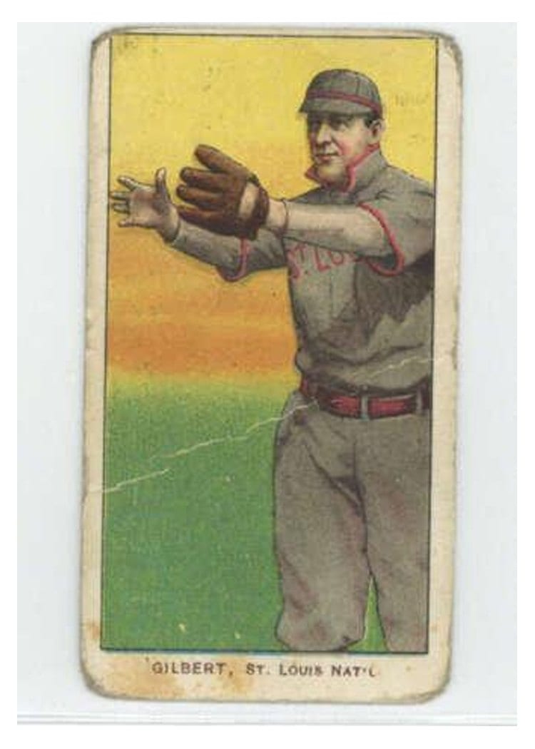 1909 T206 Sovereign 150 Billy Gilbert card