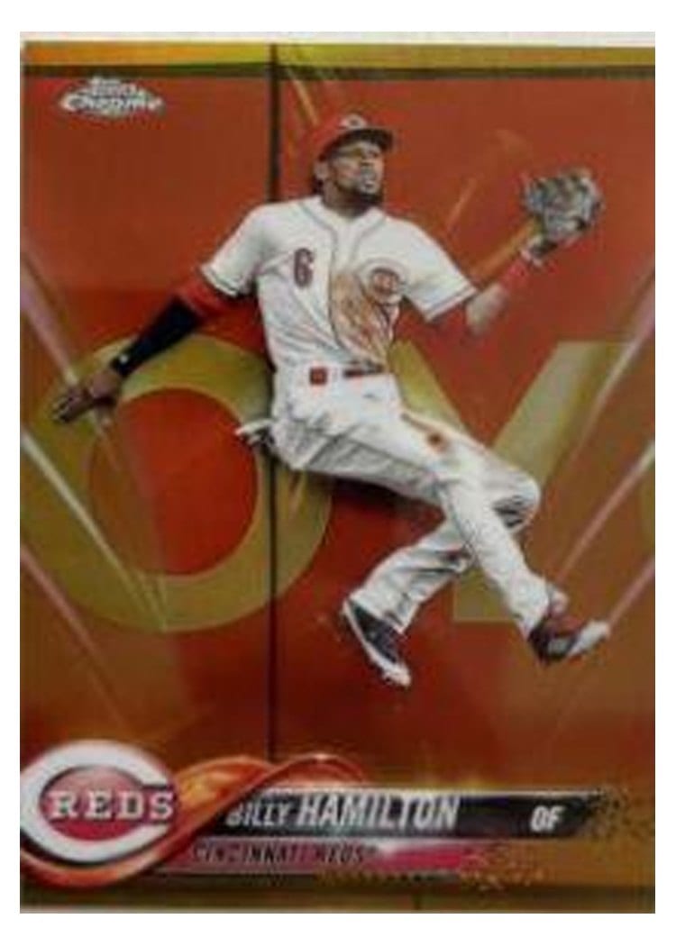 2018 Topps Chrome Base Set Billy Hamilton #15 card