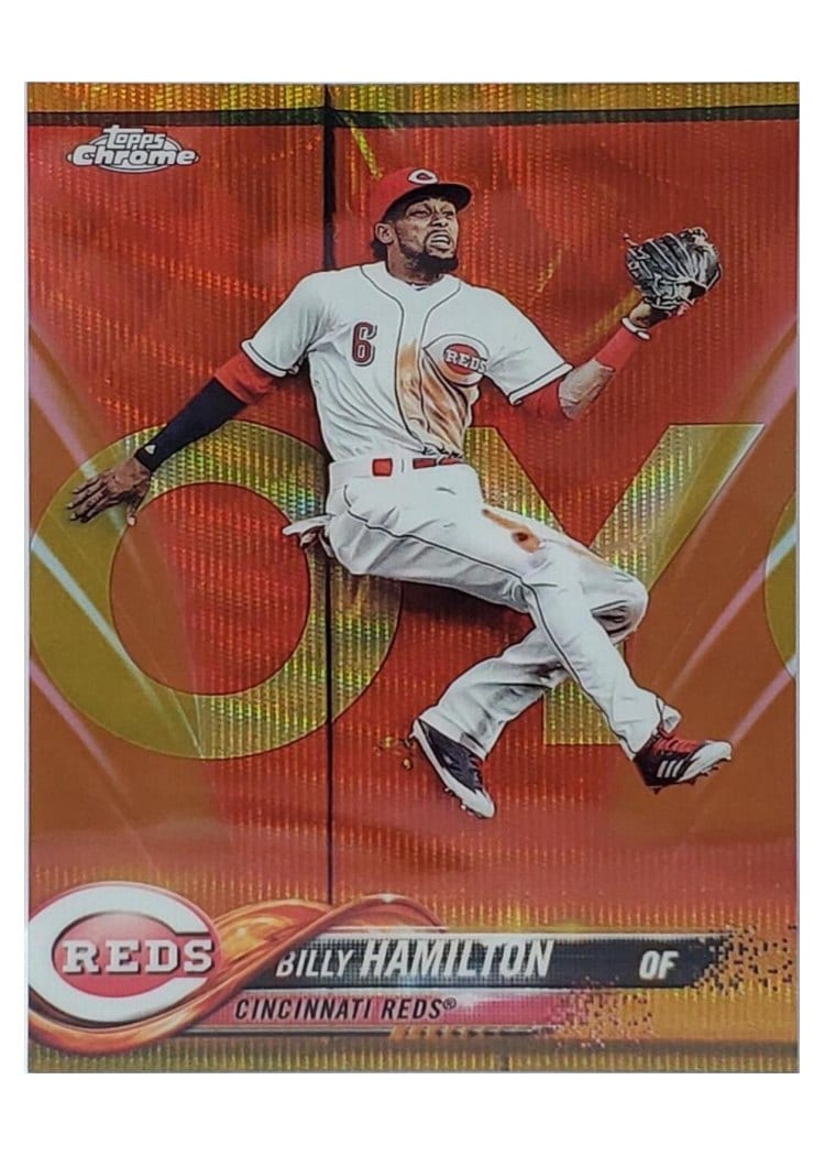 2018 Topps Chrome Base Set Billy Hamilton #15 card