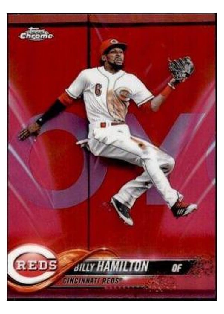 2018 Topps Chrome Base Set Billy Hamilton #15 card