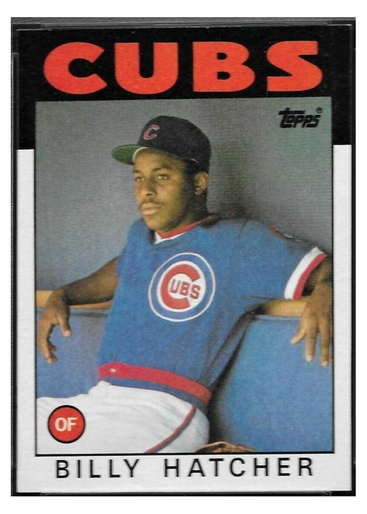 1986 Topps Billy Hatcher #46 card