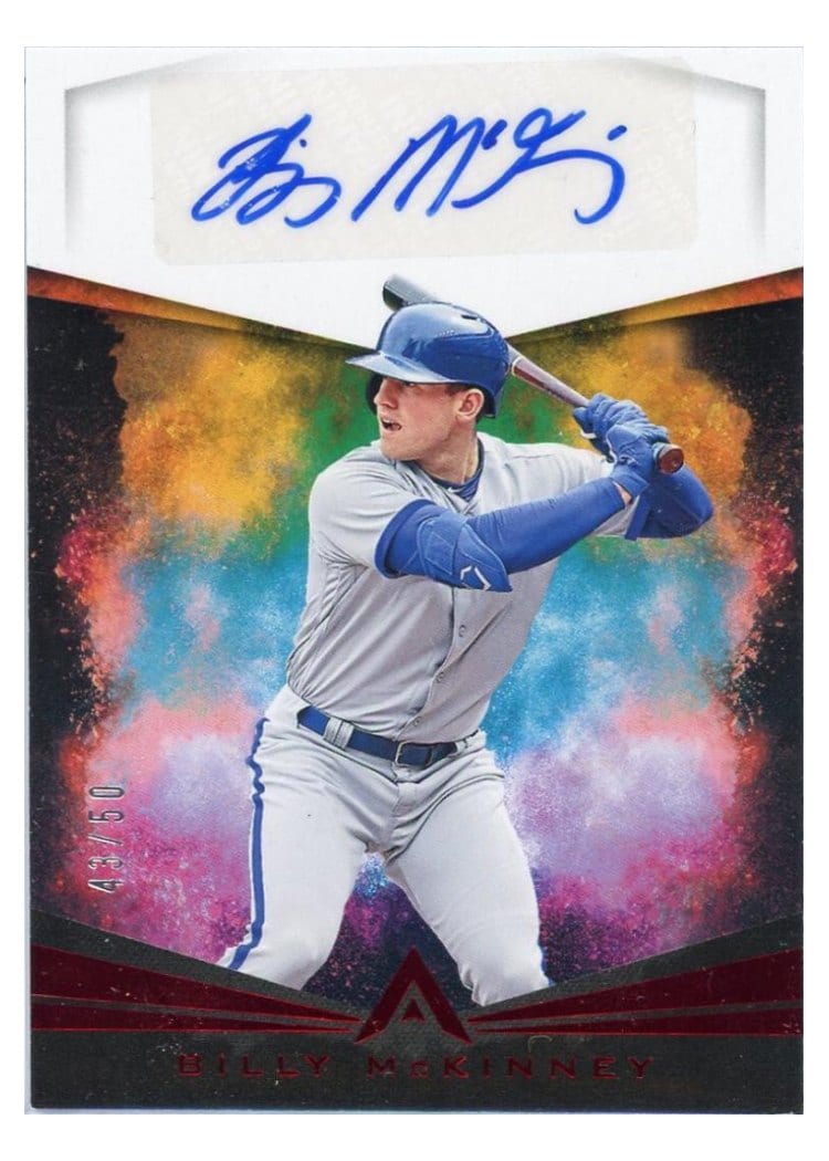 2020 Panini Chronicles Ascension Autographs Billy McKinney #AA-BM card