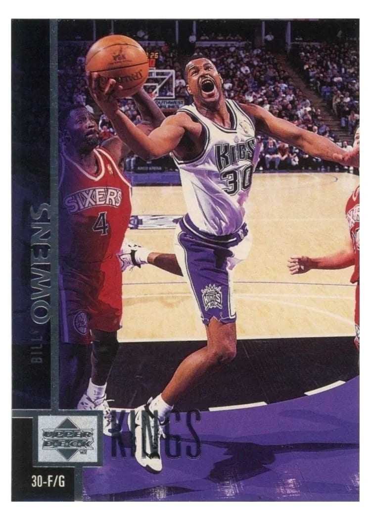 1997 Upper Deck Billy Owens #107 card