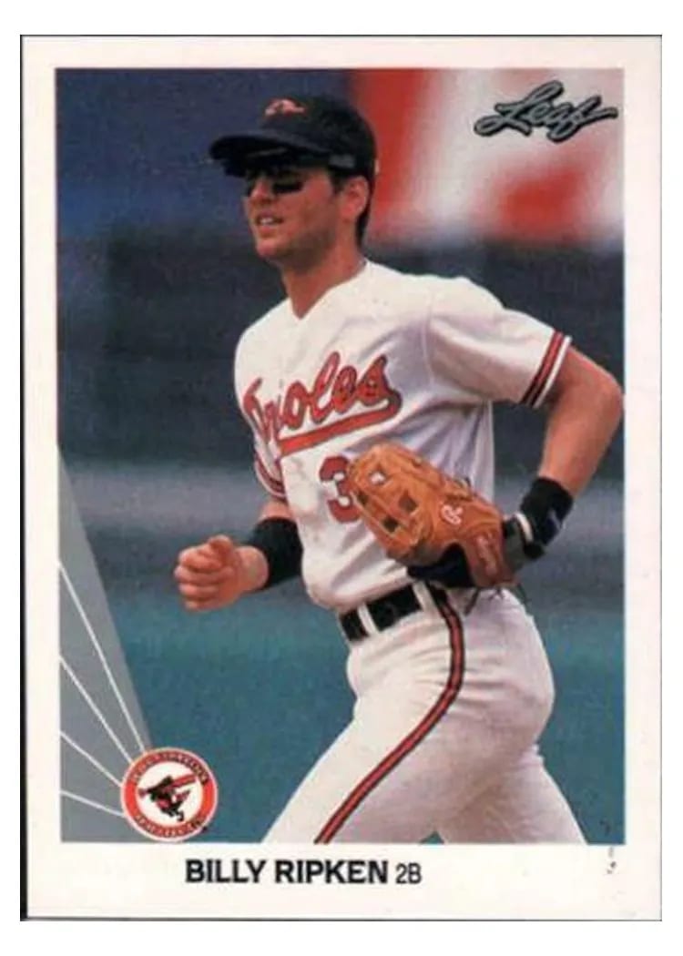 1990 Leaf Billy Ripken #271 card
