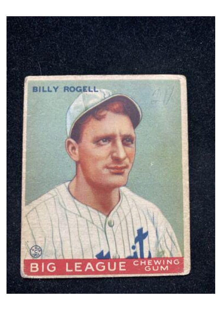 1933 Goudey Billy Rogell #11 card