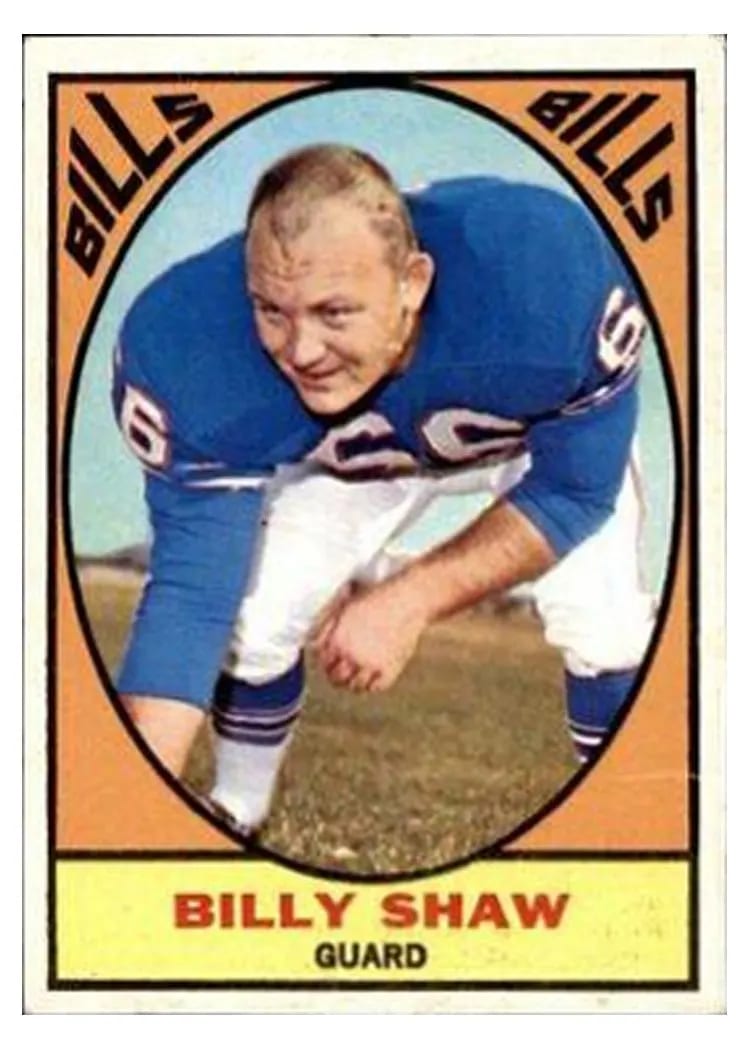 1967 Topps Billy Shaw #28 card