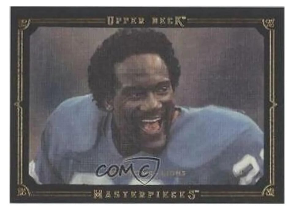 2008 Upper Deck Masterpieces Billy Sims #77 card