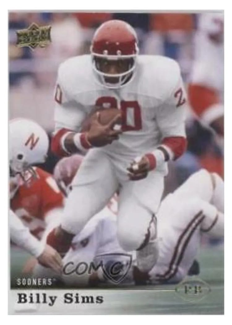 2013 Upper Deck Billy Sims #34 card