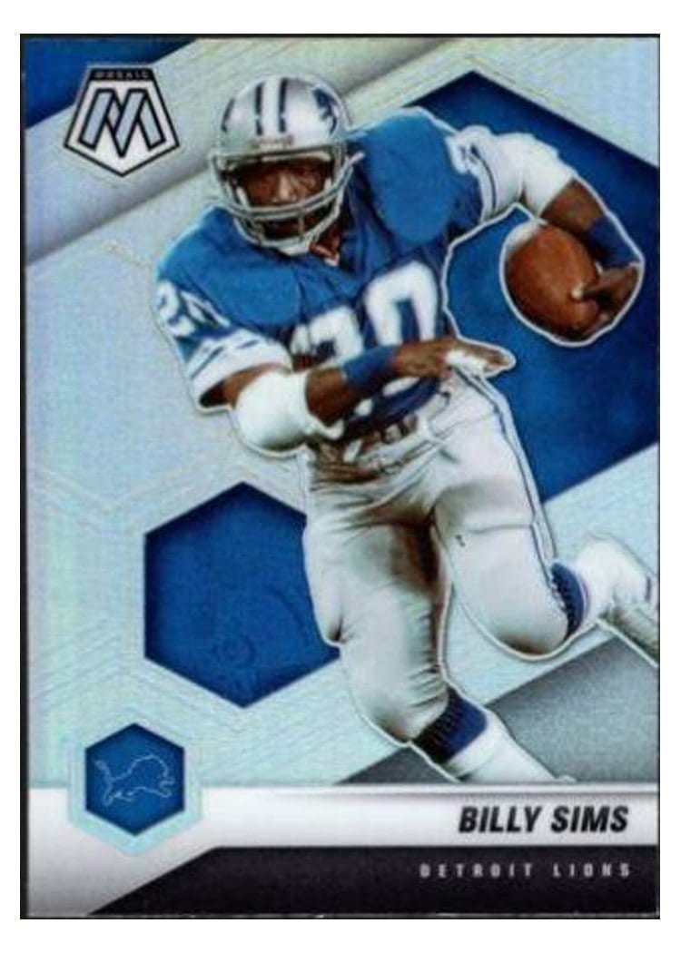 2021 Panini Mosaic Base Set Billy Sims #76 card