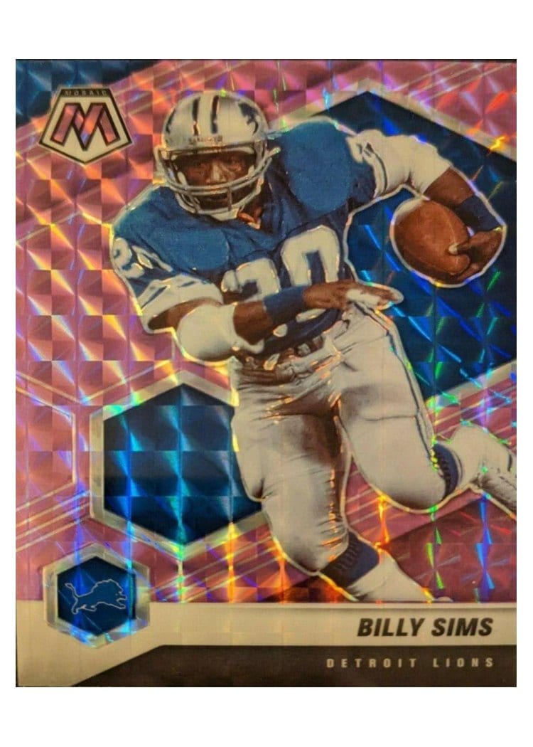 2021 Panini Mosaic Base Set Billy Sims #76 card