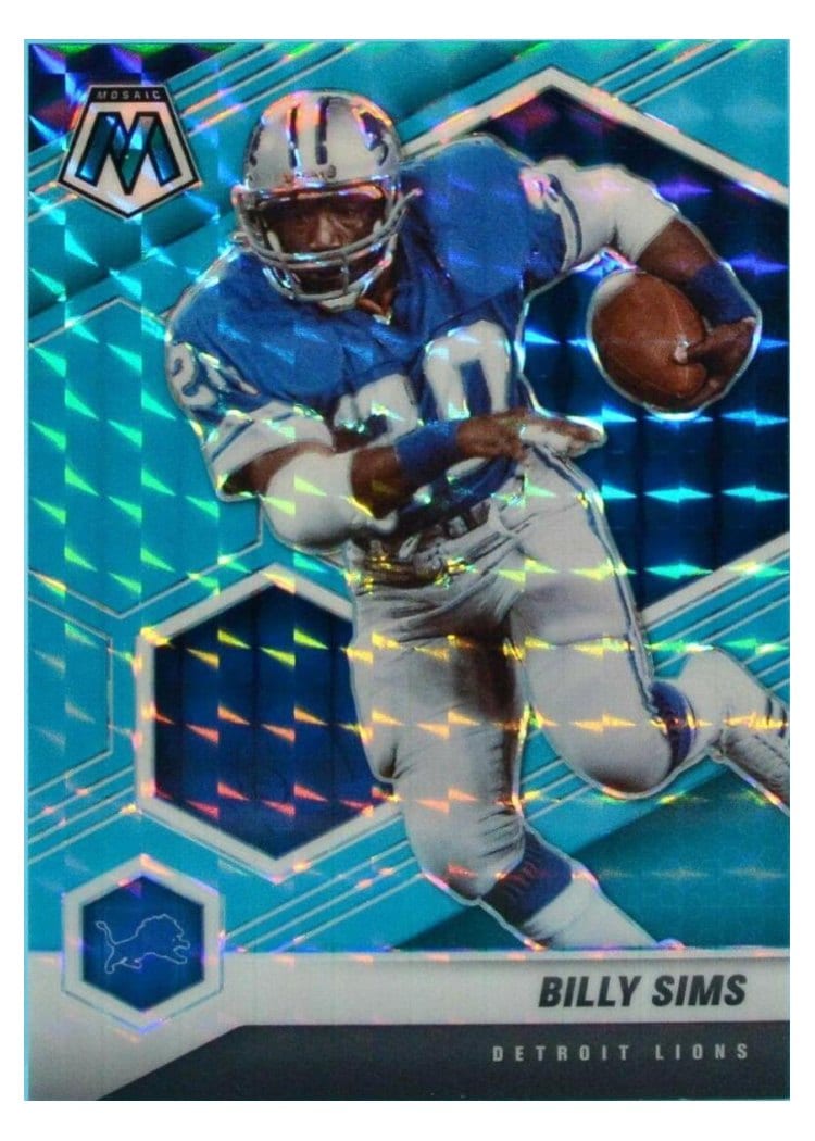 2021 Panini Mosaic Base Set Billy Sims #76 card