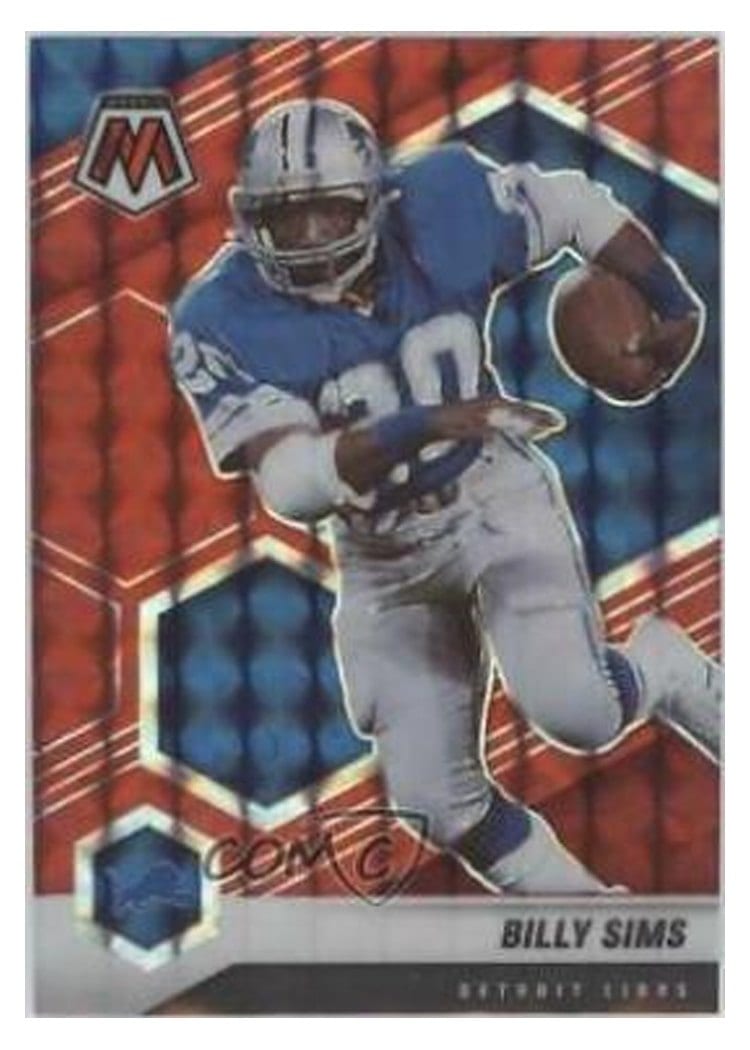 2021 Panini Mosaic Base Set Billy Sims #76 card