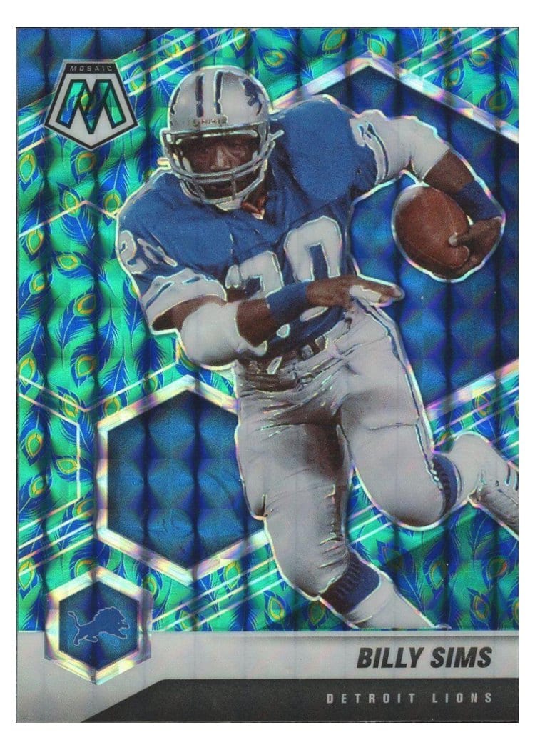 2021 Panini Mosaic Base Set Billy Sims #76 card