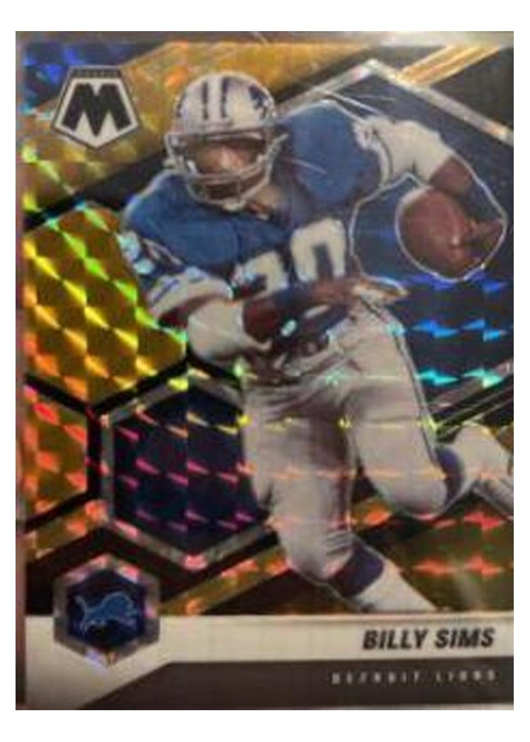 2021 Panini Mosaic Base Set Billy Sims #76 card