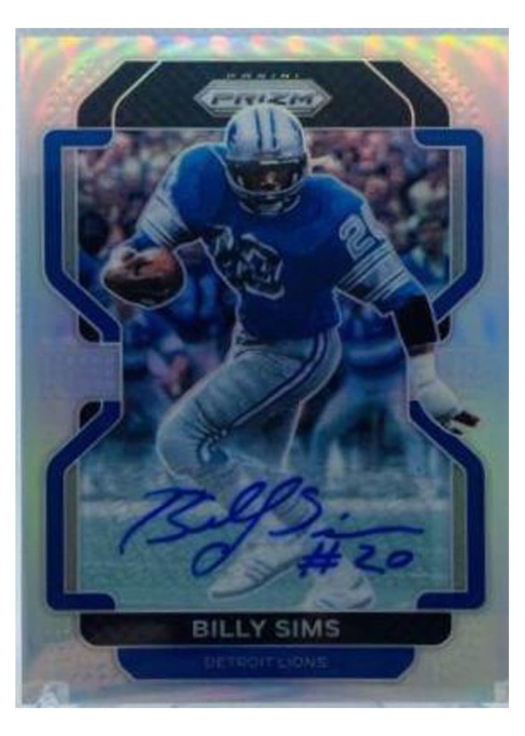 2021 Panini Prizm Base Set Billy Sims #154 card