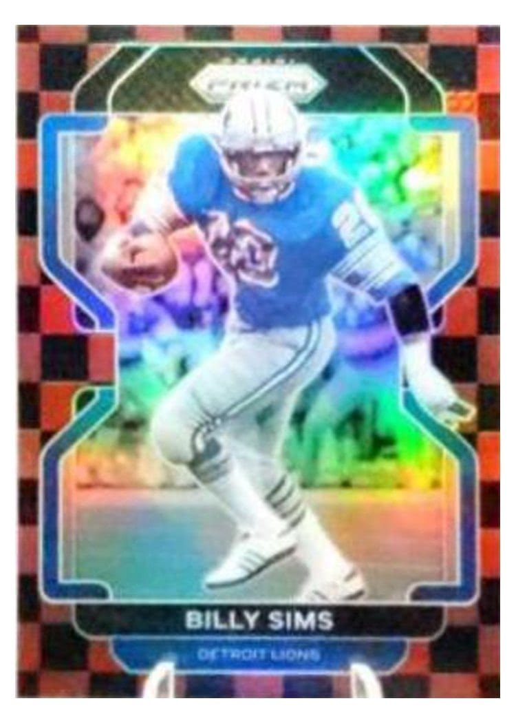 2021 Panini Prizm Base Set Billy Sims #154 card
