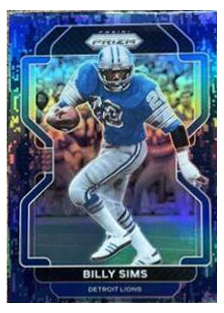 2021 Panini Prizm Base Set Billy Sims #154 card