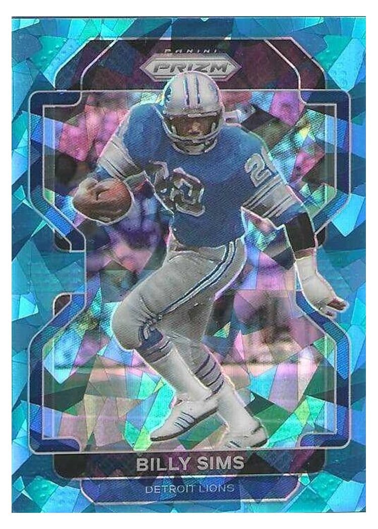2021 Panini Prizm Base Set Billy Sims #154 card
