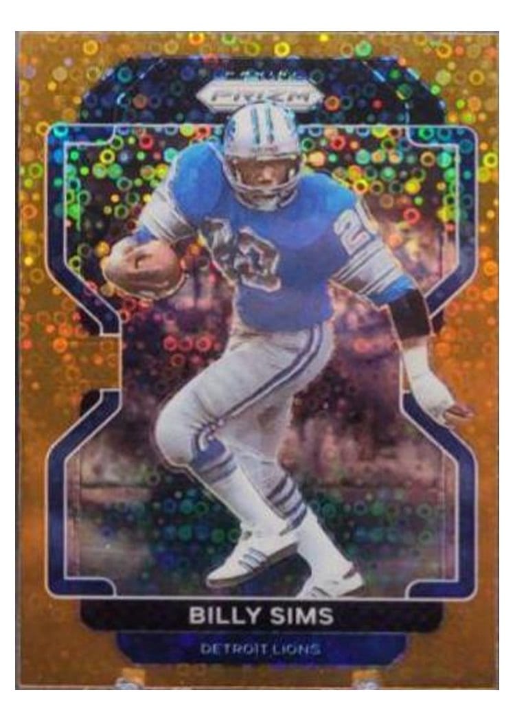 2021 Panini Prizm Base Set Billy Sims #154 card