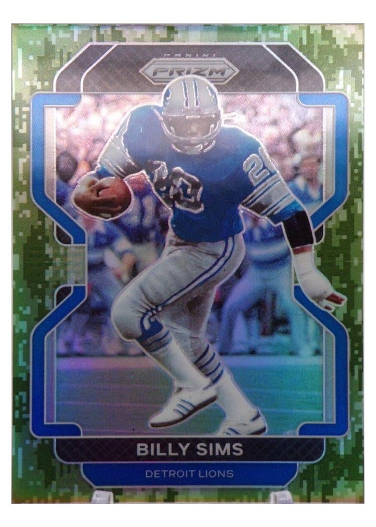 2021 Panini Prizm Base Set Billy Sims #154 card