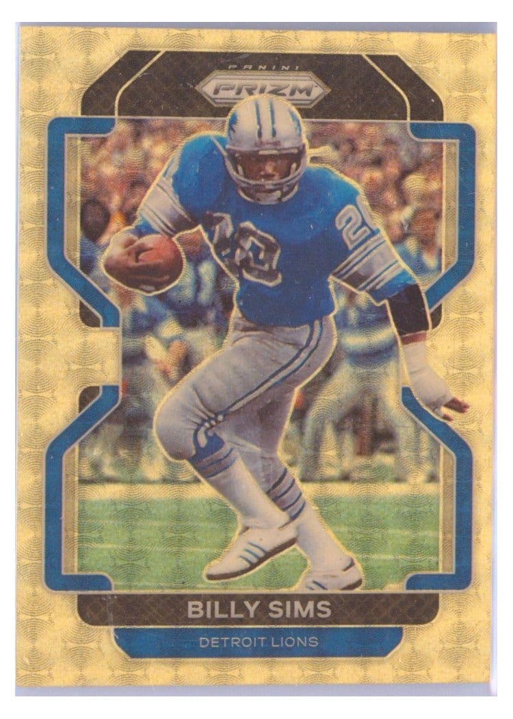 2021 Panini Prizm Base Set Billy Sims #154 card
