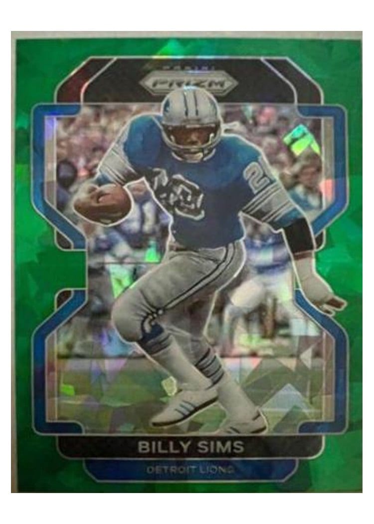 2021 Panini Prizm Base Set Billy Sims #154 card