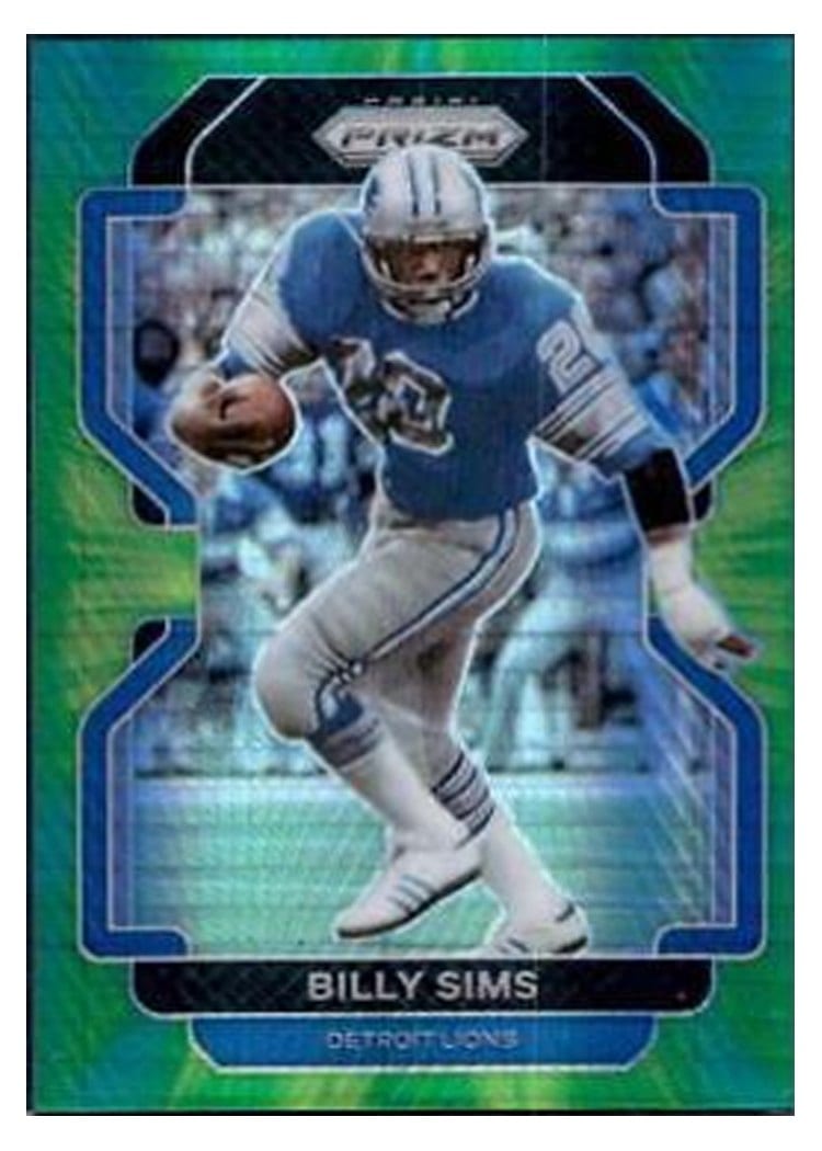 2021 Panini Prizm Base Set Billy Sims #154 card