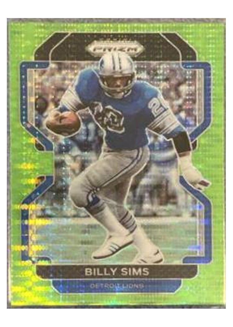 2021 Panini Prizm Base Set Billy Sims #154 card