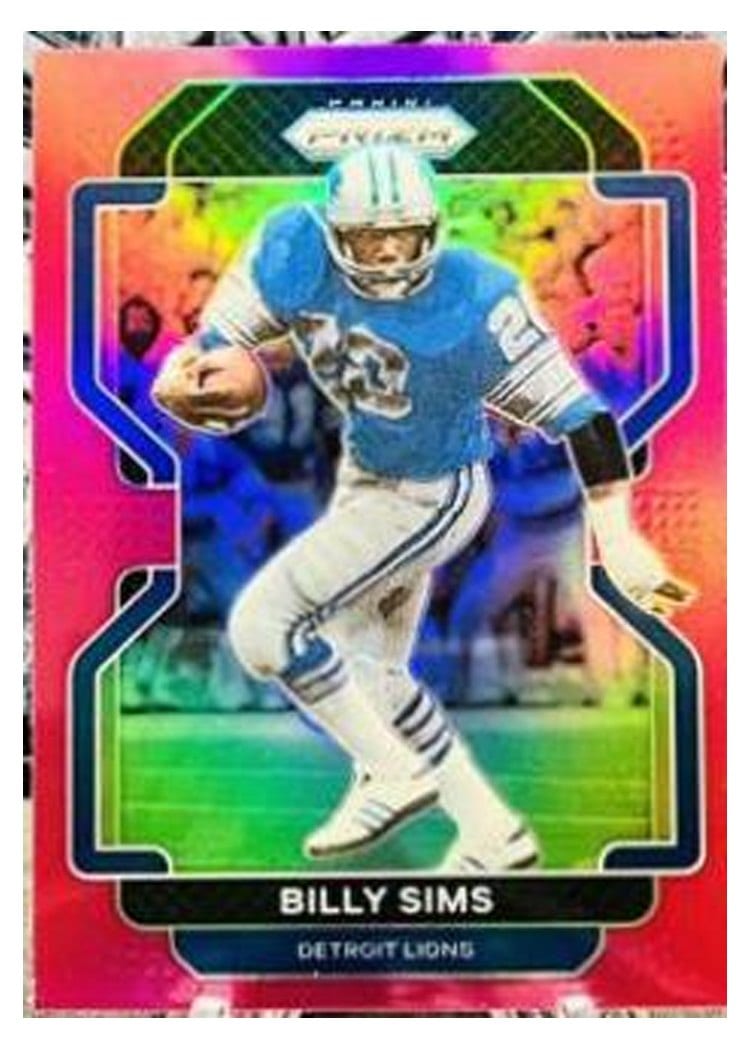 2021 Panini Prizm Base Set Billy Sims #154 card