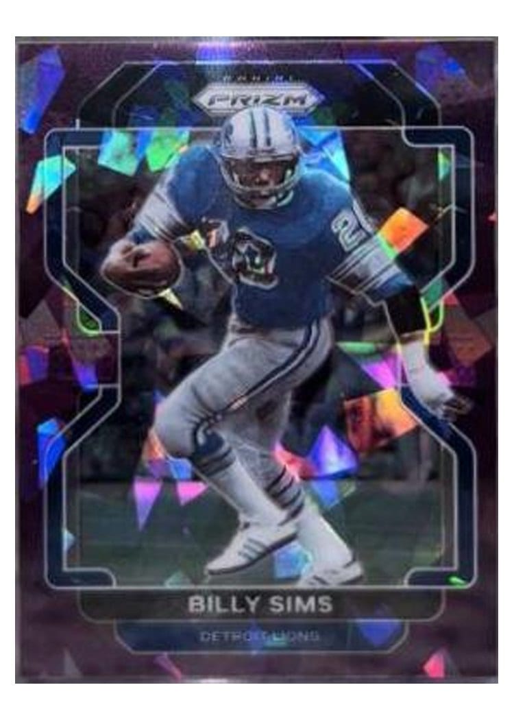 2021 Panini Prizm Base Set Billy Sims #154 card
