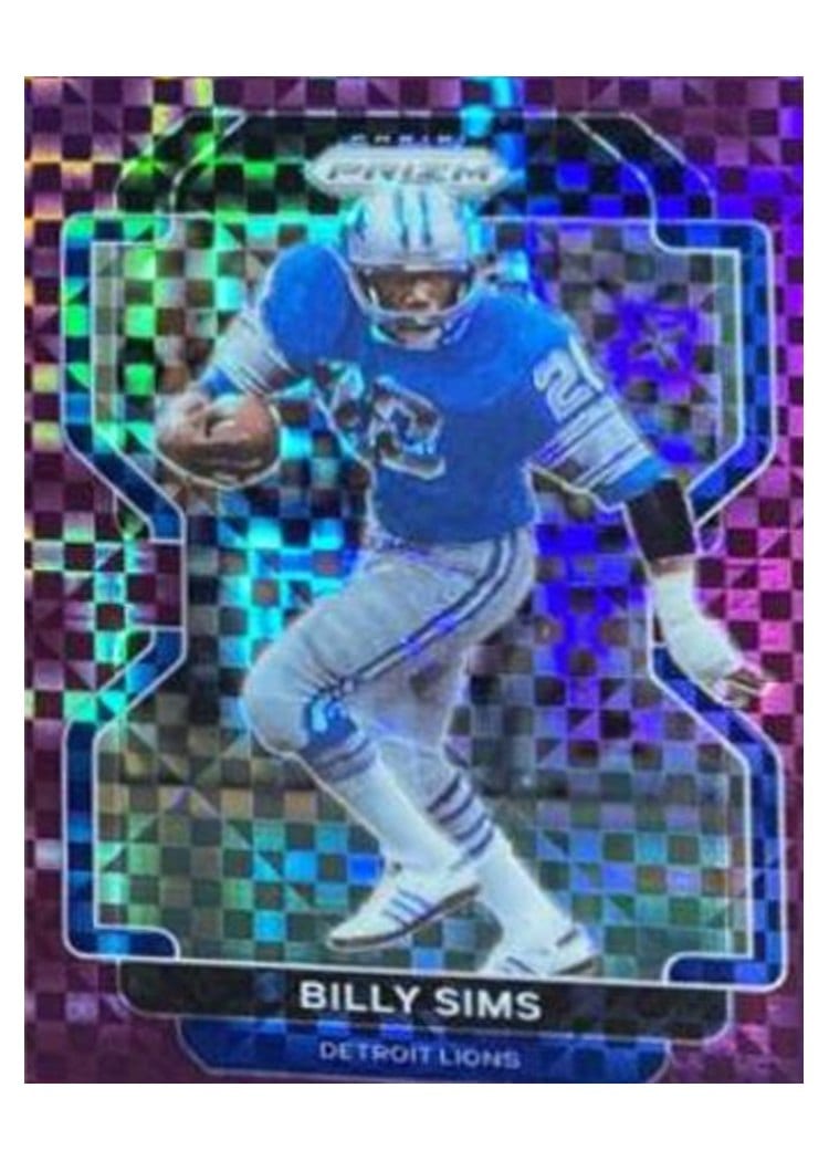 2021 Panini Prizm Base Set Billy Sims #154 card