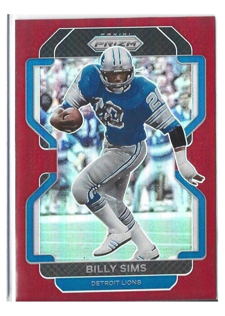2021 Panini Prizm Base Set Billy Sims #154 card
