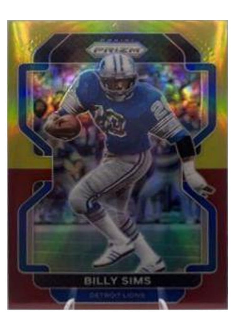 2021 Panini Prizm Base Set Billy Sims #154 card