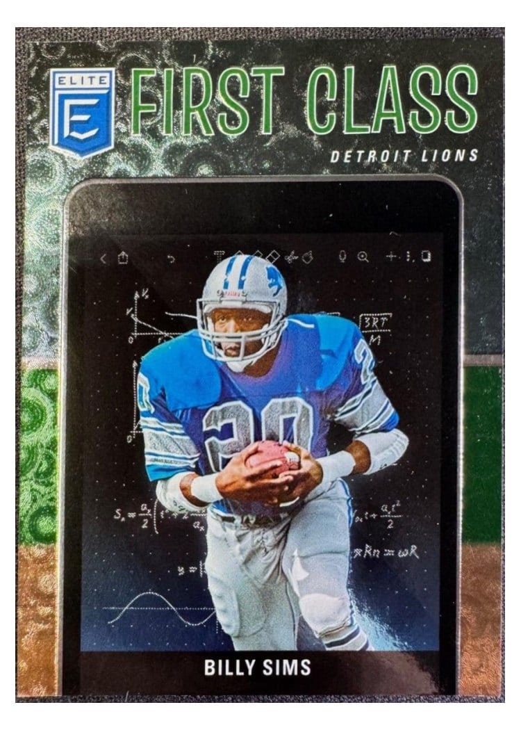 2024 Donruss Elite First Class Billy Sims #3 card