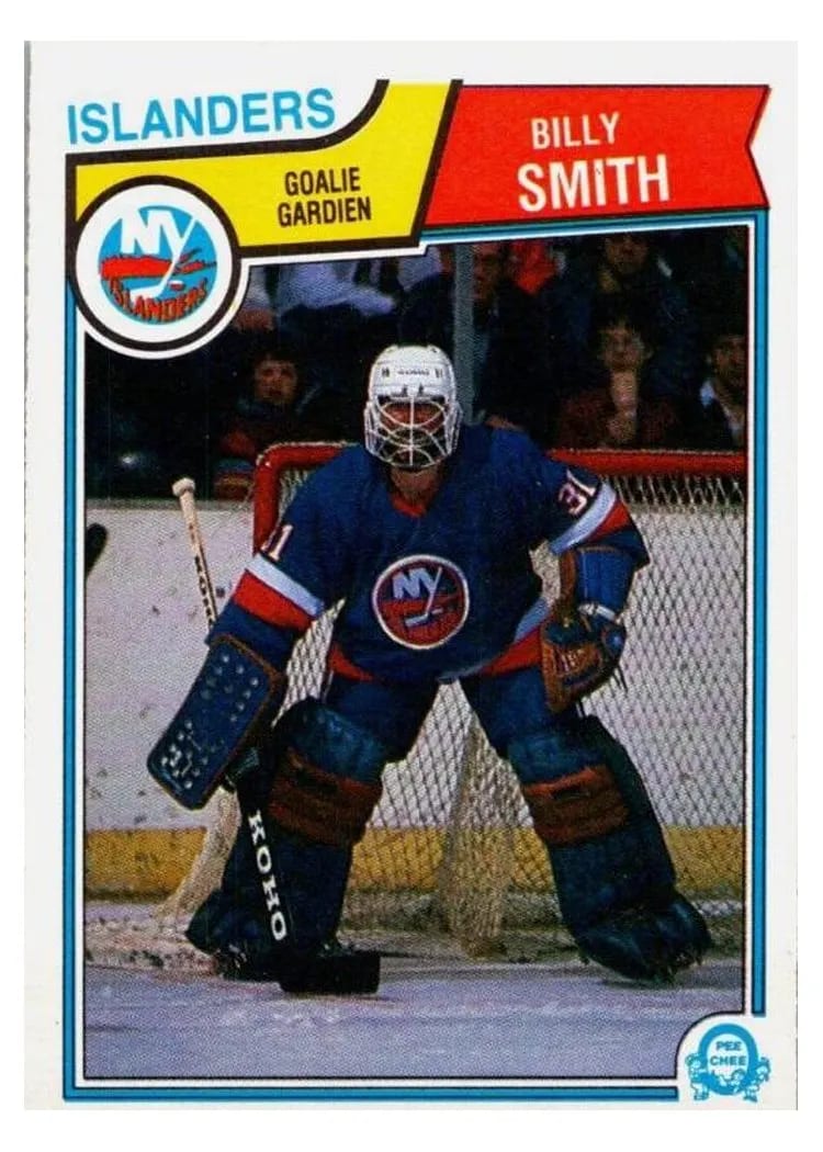 1983 O-Pee-Chee Billy Smith #17 card