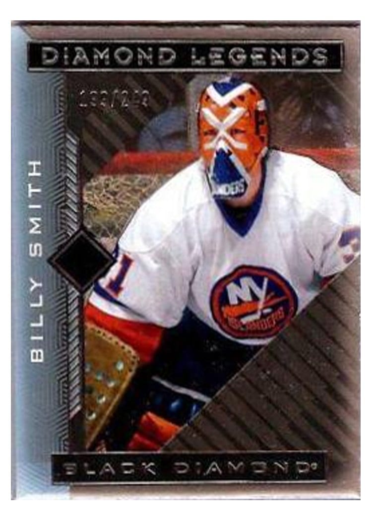 2021-22 Upper Deck Black Diamond Diamond Legends Billy Smith #BDL-BS card