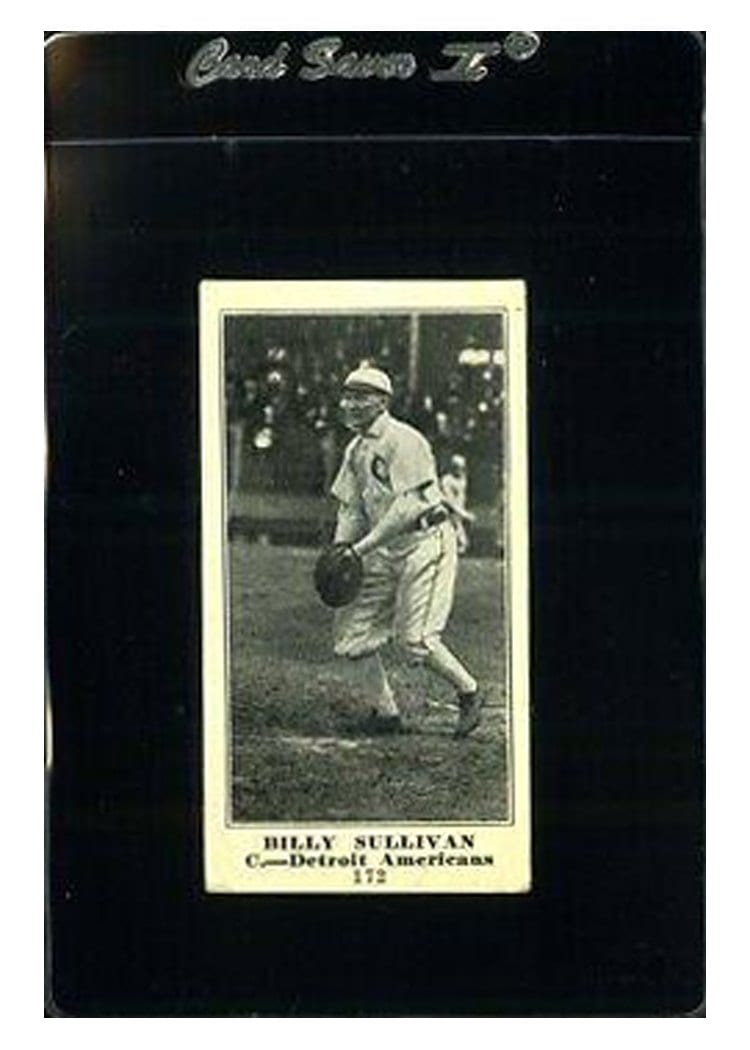 1916 M101 4 Sporting News Billy Sullivan #172 card