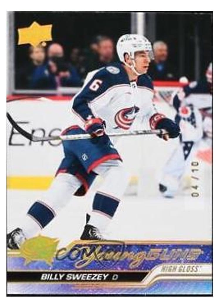 2023-24 Upper Deck Base Set Billy Sweezey #487 card