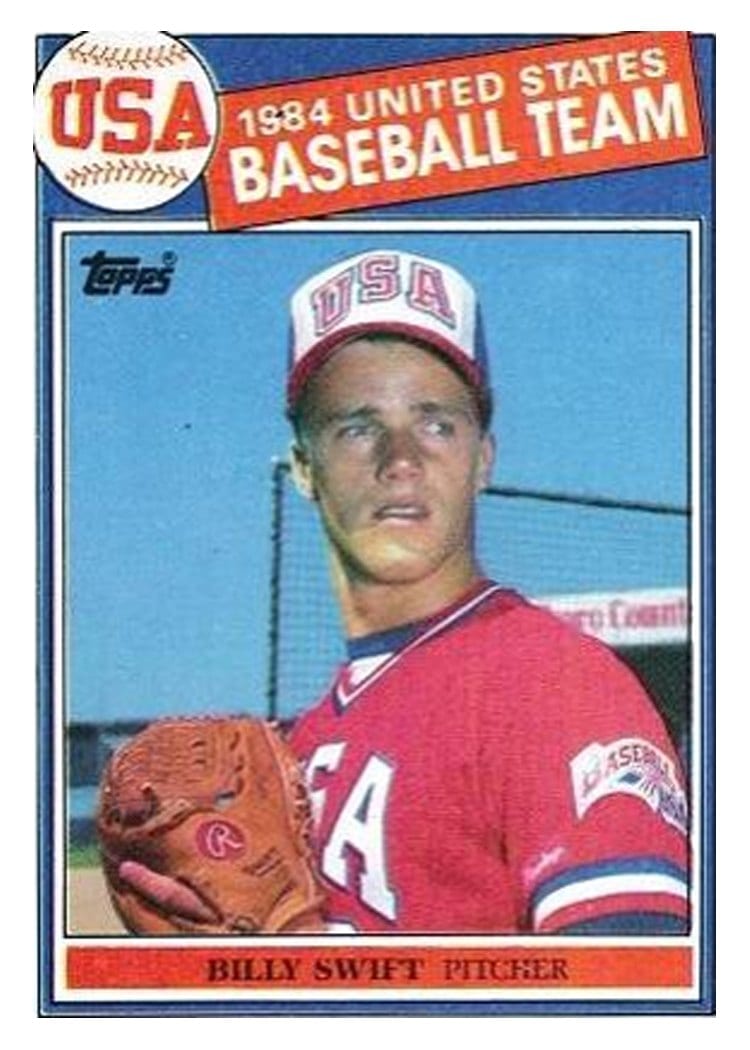 1985 Topps Billy Swift #404 card