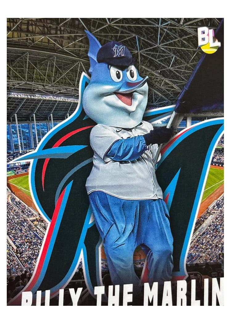 2023 Topps Big League Mascots Billy the Marlin #M-12 card