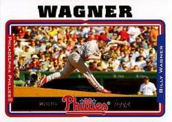 2005 Topps Base Set Billy Wagner #117 card