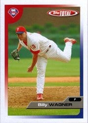 2005 Topps Total Base Set Billy Wagner #356 card