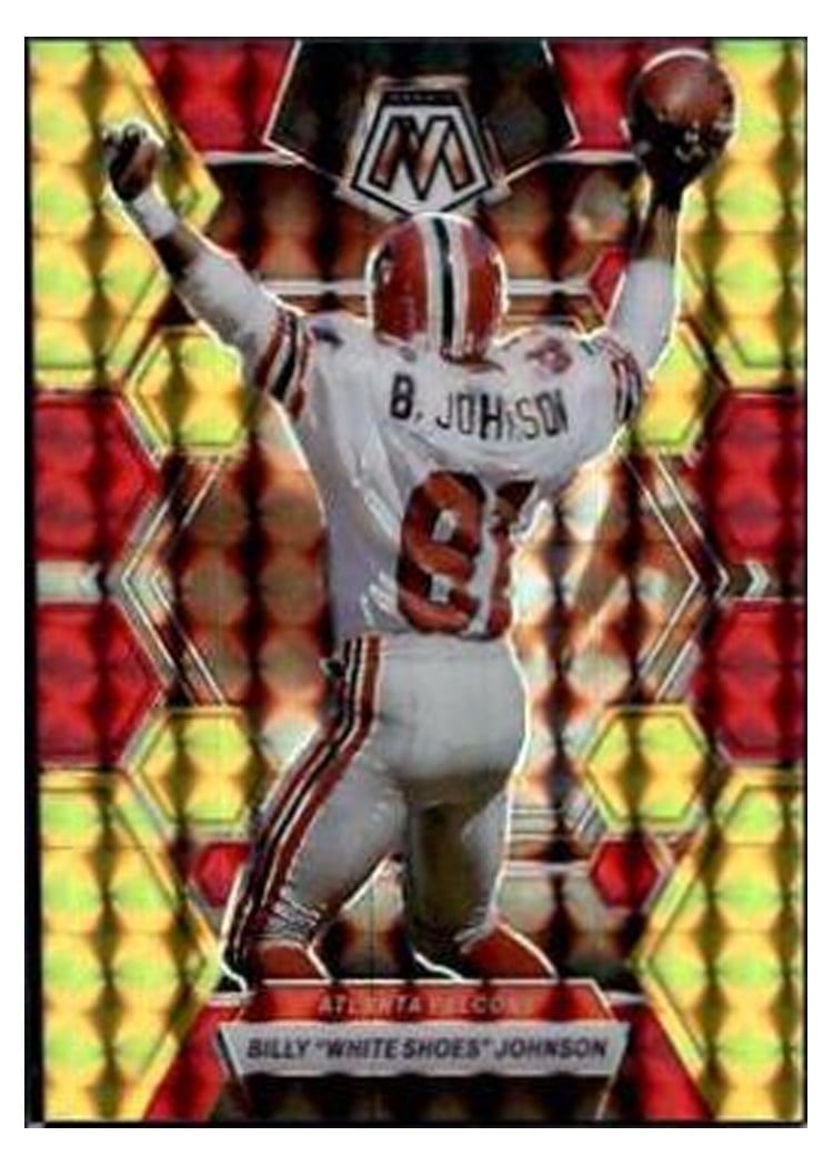 2023 Panini Mosaic Base Set Billy "White Shoes" Johnson Choice Fusion Red Yellow #11 card