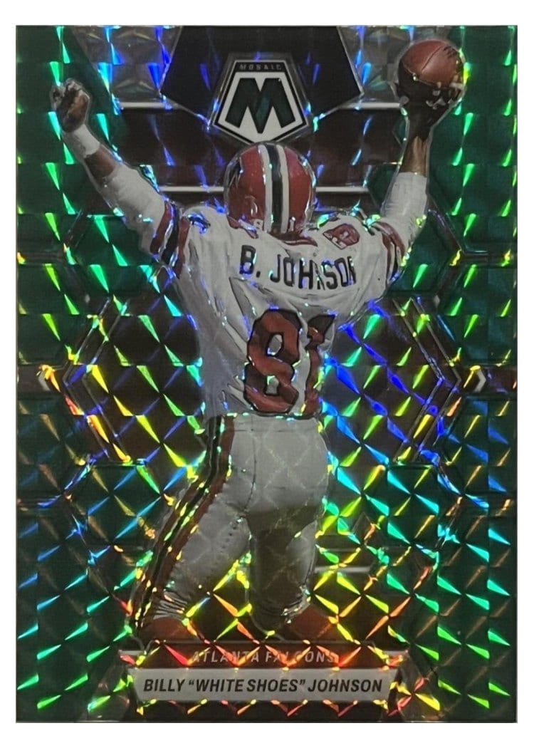 2023 Panini Mosaic Base Set Billy "White Shoes" Johnson Green #11 card