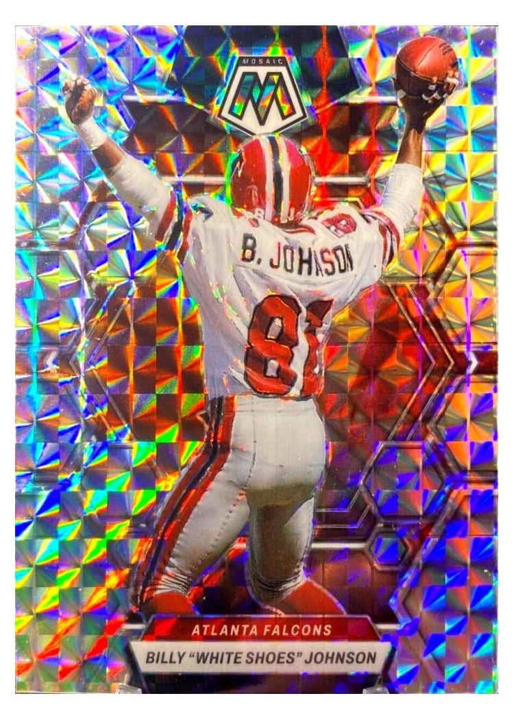 2023 Panini Mosaic Base Set Billy "White Shoes" Johnson Mosaic #11 card