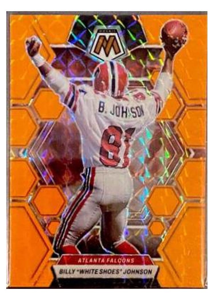 2023 Panini Mosaic Base Set Billy "White Shoes" Johnson Orange Fluorescent #11 card