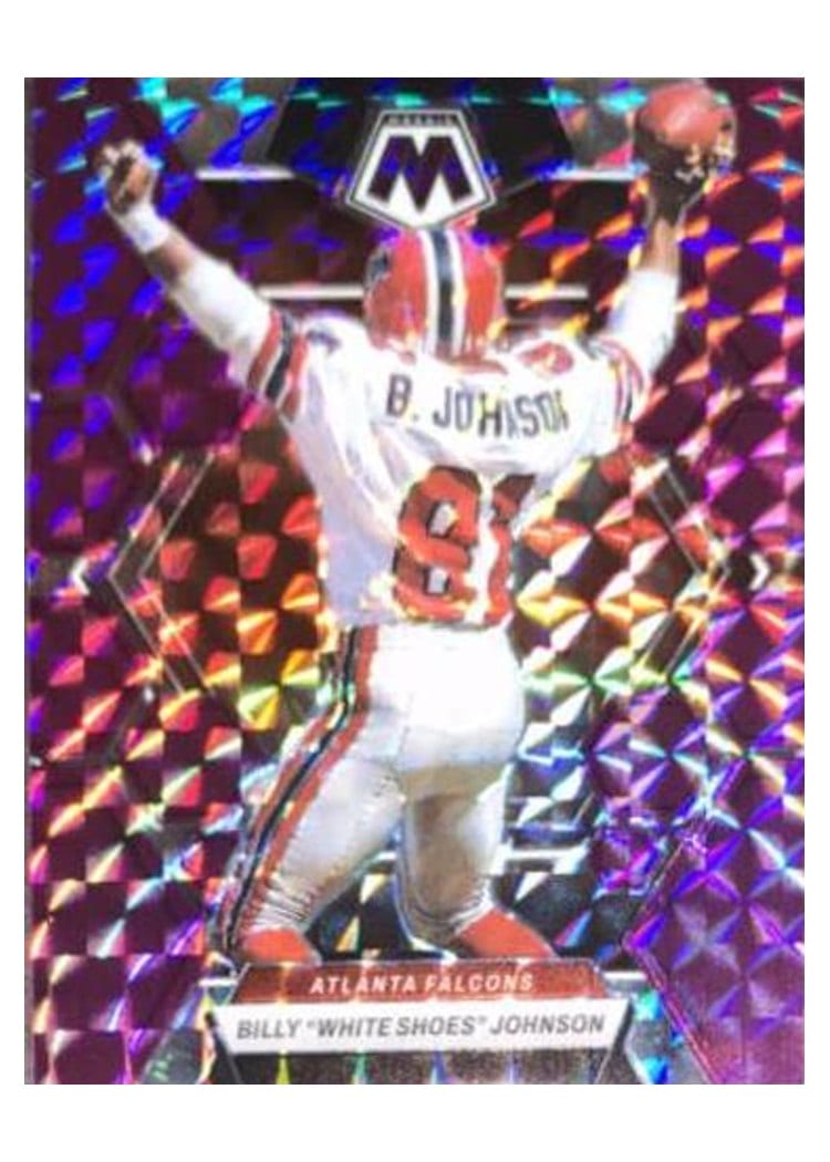 2023 Panini Mosaic Base Set Billy "White Shoes" Johnson Purple #11 card