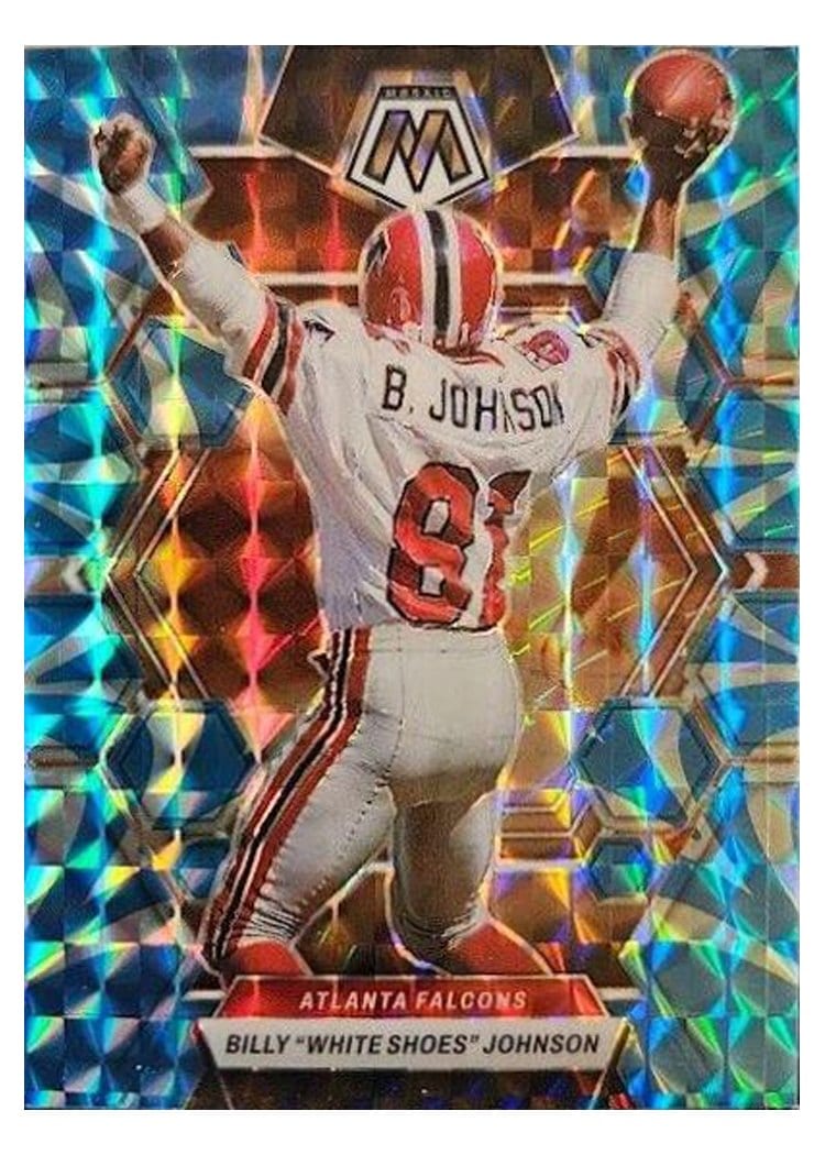 2023 Panini Mosaic Base Set Billy "White Shoes" Johnson Reactive Blue #11 card