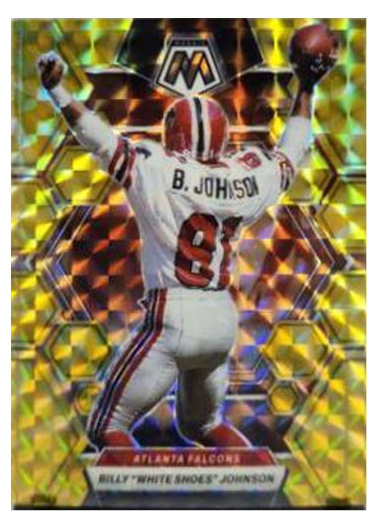 2023 Panini Mosaic Base Set Billy "White Shoes" Johnson Reactive Yellow #11 card