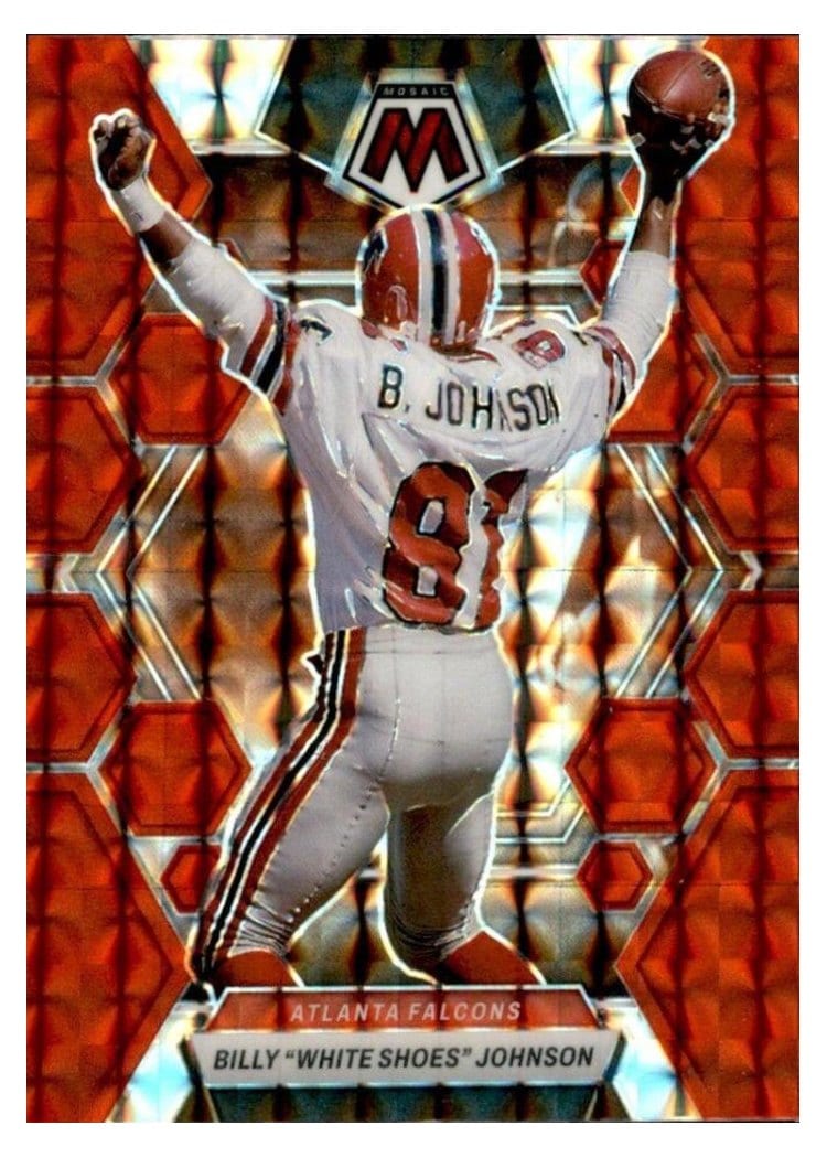 2023 Panini Mosaic Base Set Billy "White Shoes" Johnson Red #11 card